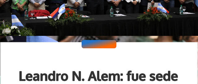 Leandro N. Alem: fue sede del Foro de Concejales de la Zona Sur de Misiones